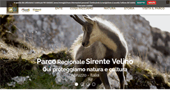 Desktop Screenshot of parcosirentevelino.it